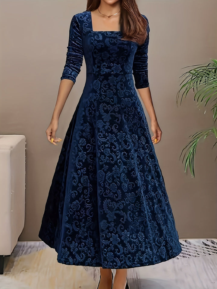Julie | Elegante Vestido Maxi con Estampados