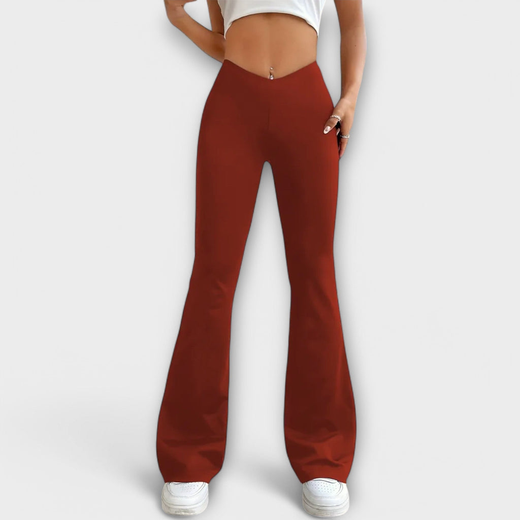 Camille | Pantalón Relajado con Piernas Acampanadas