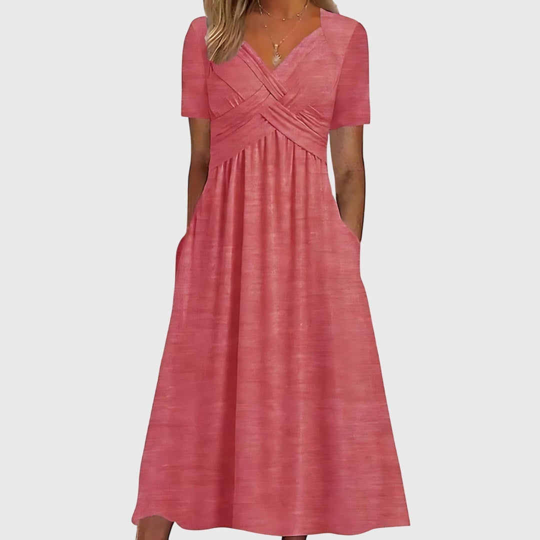 Viola | Vestido Midi con Control de Abdomen