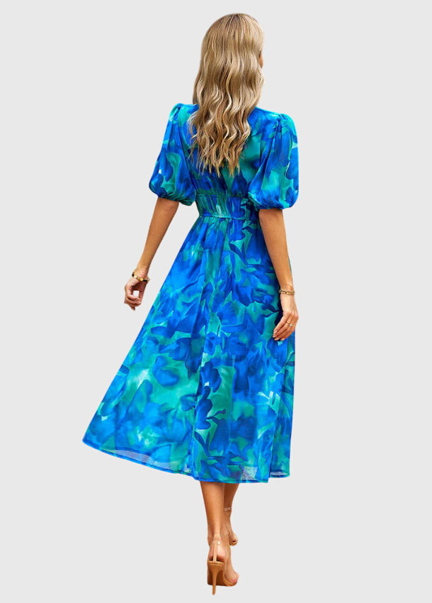 Merlin | Vestido Midi Floral Halagador