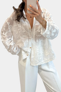 Camisa de Encaje Bordado Prairie
