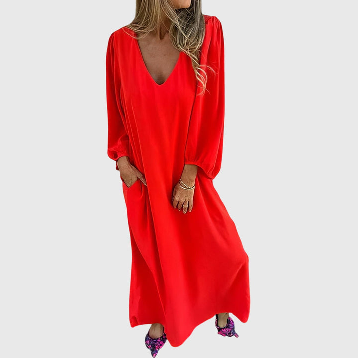Carol | Vestido Largo Boho con Bolsillos