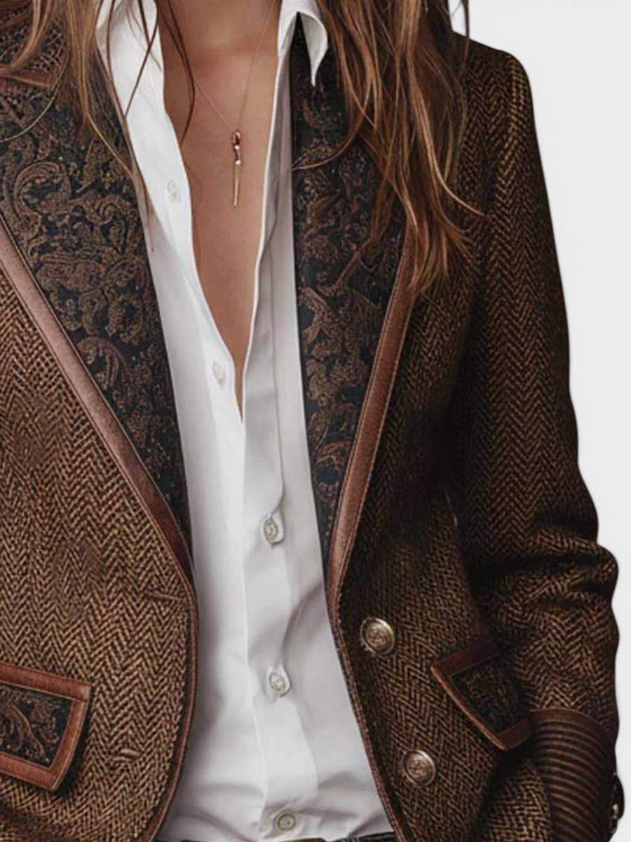 Teresa™ | Blazer de tweed elegante