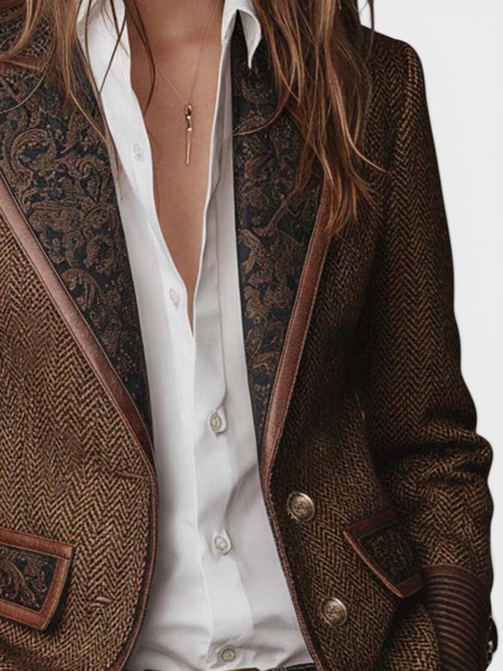 Teresa™ | Blazer de tweed elegante