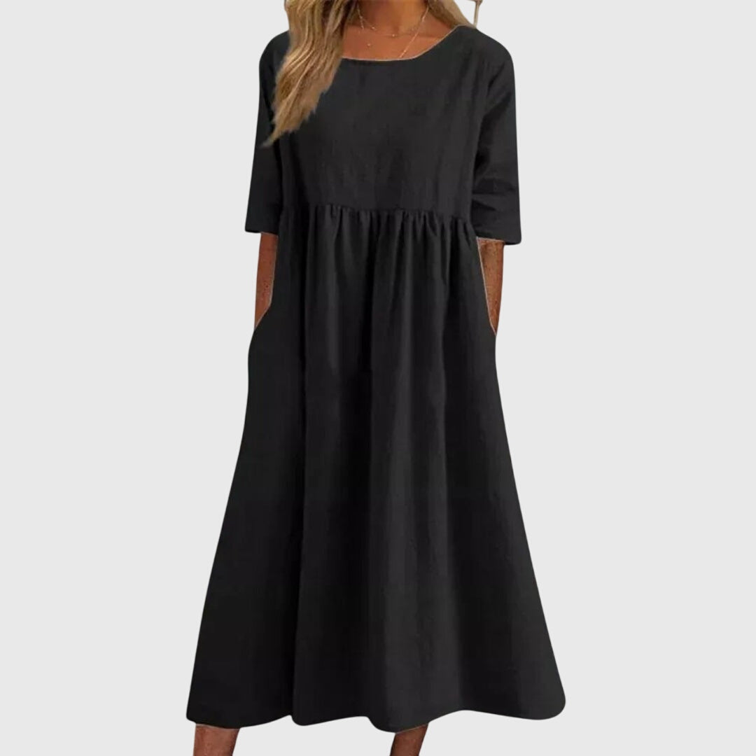 Haisley | Vestido Elegante de Manga Corta