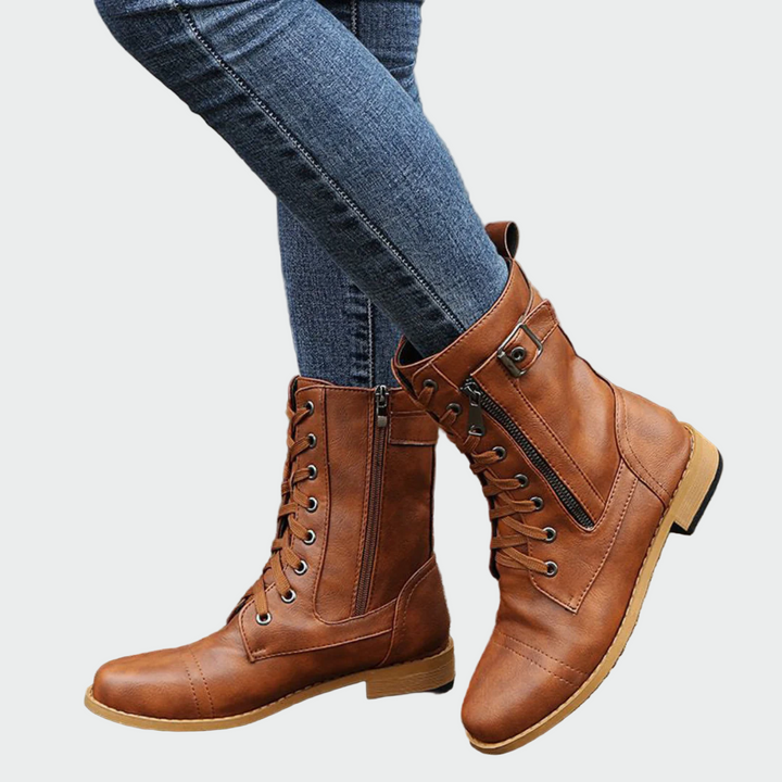 Patricia — Botas Militares de Estilo Robusto