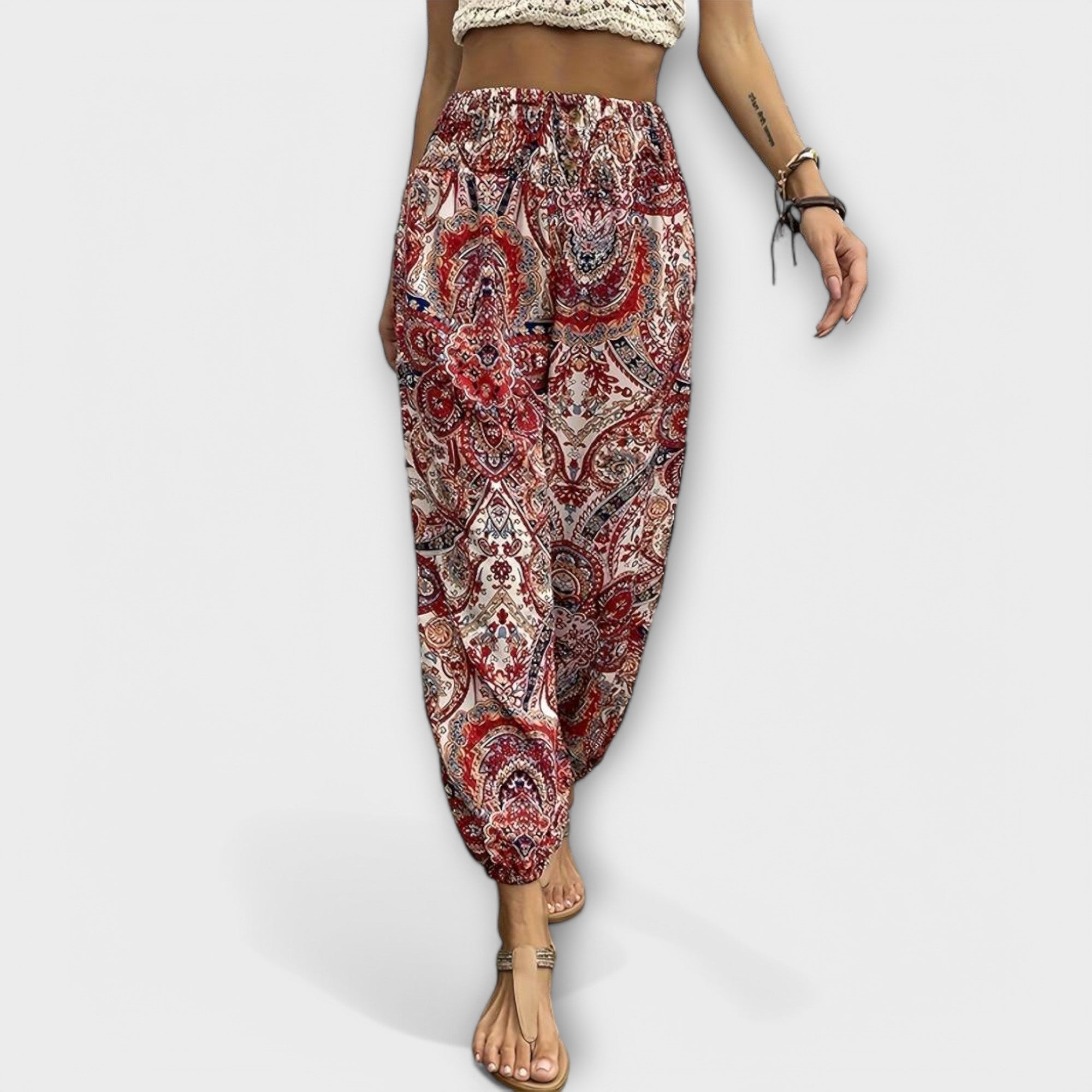 Élise | Pantalones con Gráfico Étnico