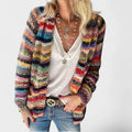 Herminia™ | Cárdigan multicolor cálido