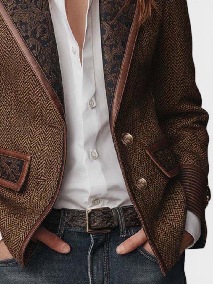 Teresa™ | Blazer de tweed elegante