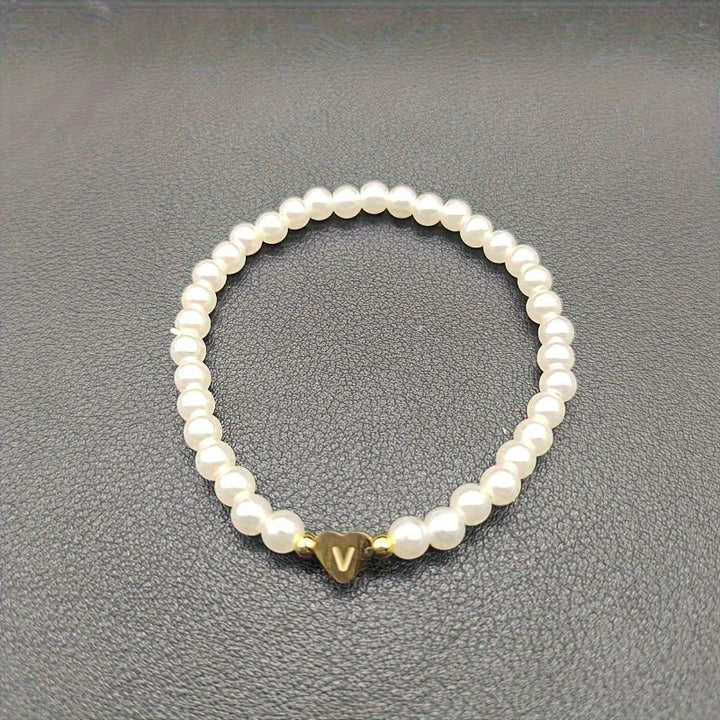 Pulsera Chic con Inicial en Corazón (A–Z)