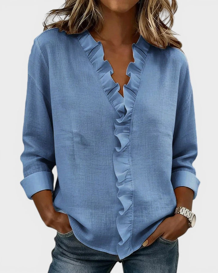 Jimena™ | Blusa con volantes elegante y ligera