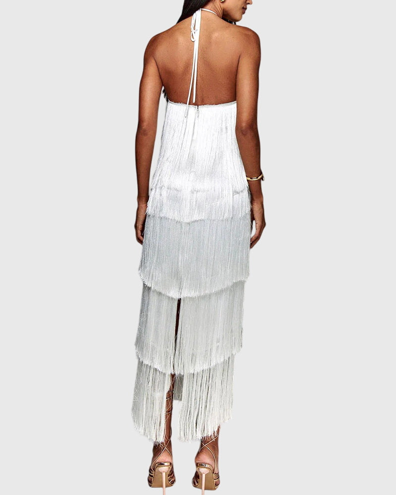 Monique | Vestido con Flecos