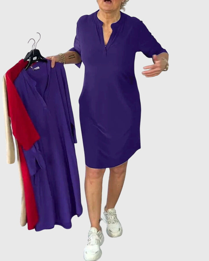 Caroline | Vestido Sin Mangas de Cuello en V