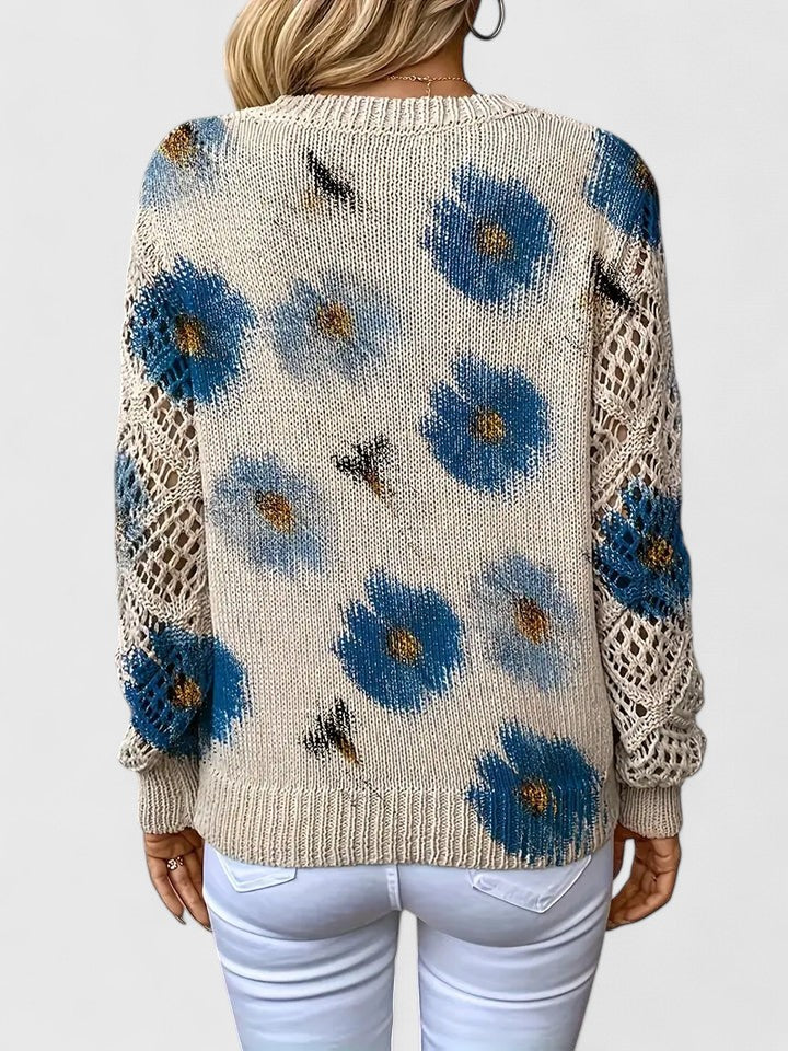 Antonia™ | Jersey elegante con estampado floral
