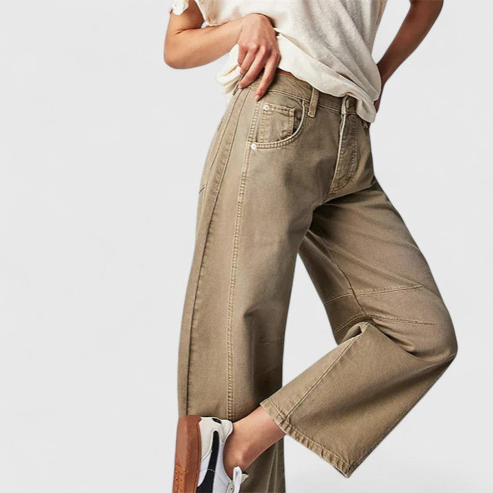 Maëlle | Pantalones Amplios Confortables