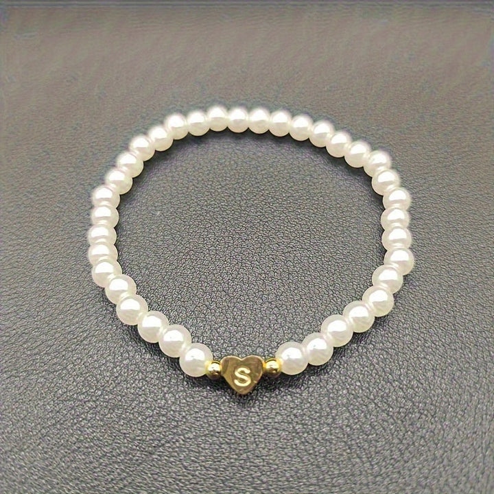 Pulsera Chic con Inicial en Corazón (A–Z)