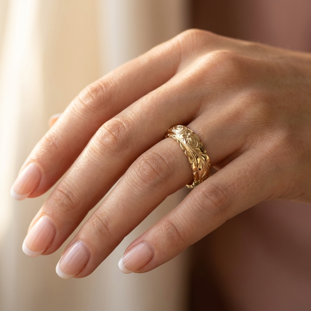 Anillo de Oro “Flor Antigua”