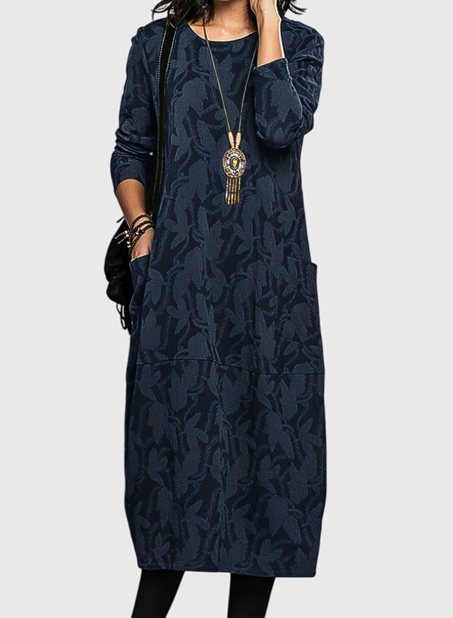 Victoria | Vestido Casual con Cuello Redondo
