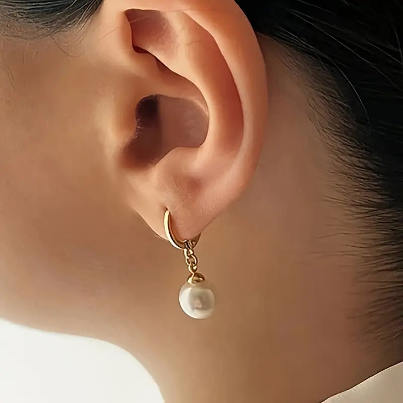 Conjunto de joyas elegantes con perlas