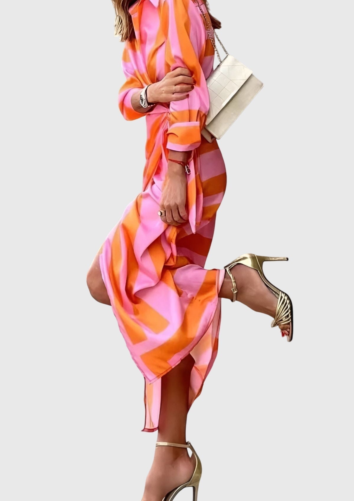 Everly | Bata Elegante con Estampado