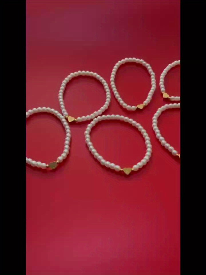 Pulsera Chic con Inicial en Corazón (A–Z)