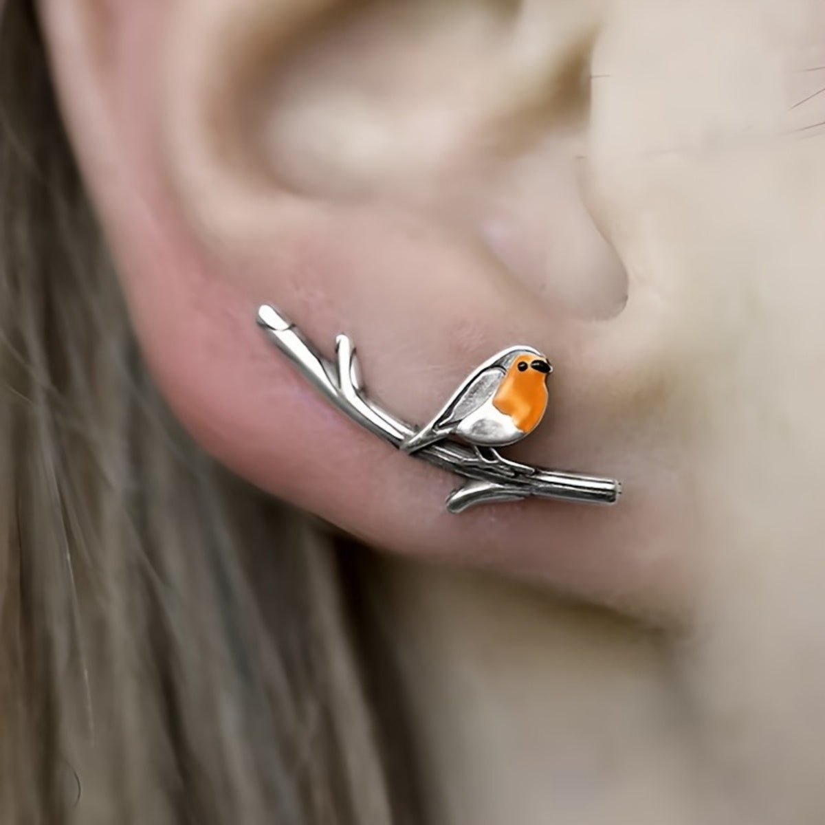 Pendientes de Pájaro Cartoon