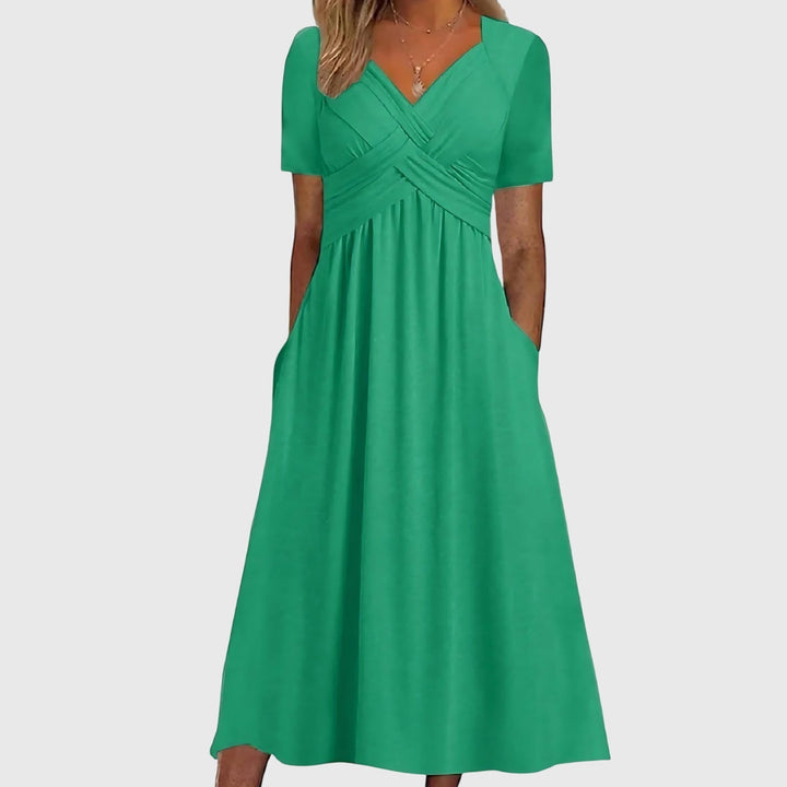 Viola | Vestido Midi con Control de Abdomen