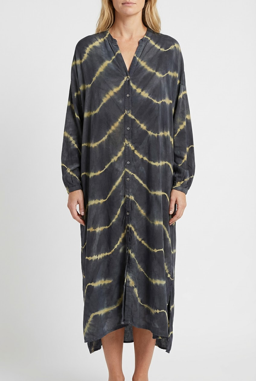 Manon | Élégante Robe Maxi Rayée au Style Boho
