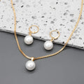 Conjunto de joyas elegantes con perlas