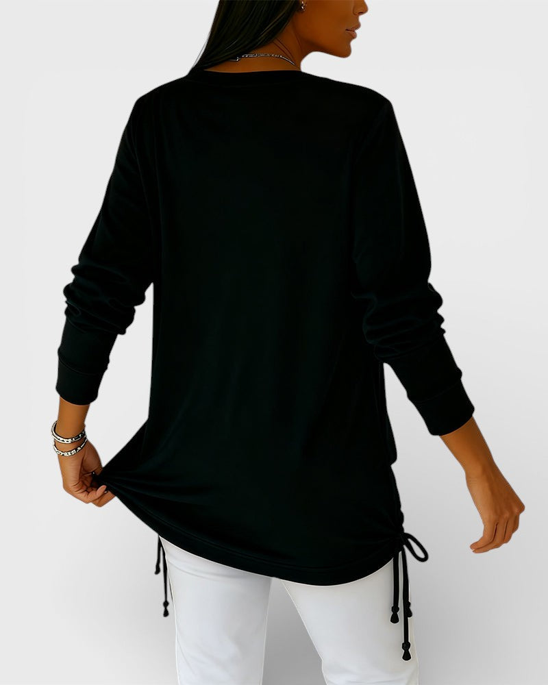 Lucía™ | Top bicolor de lentejuelas premium