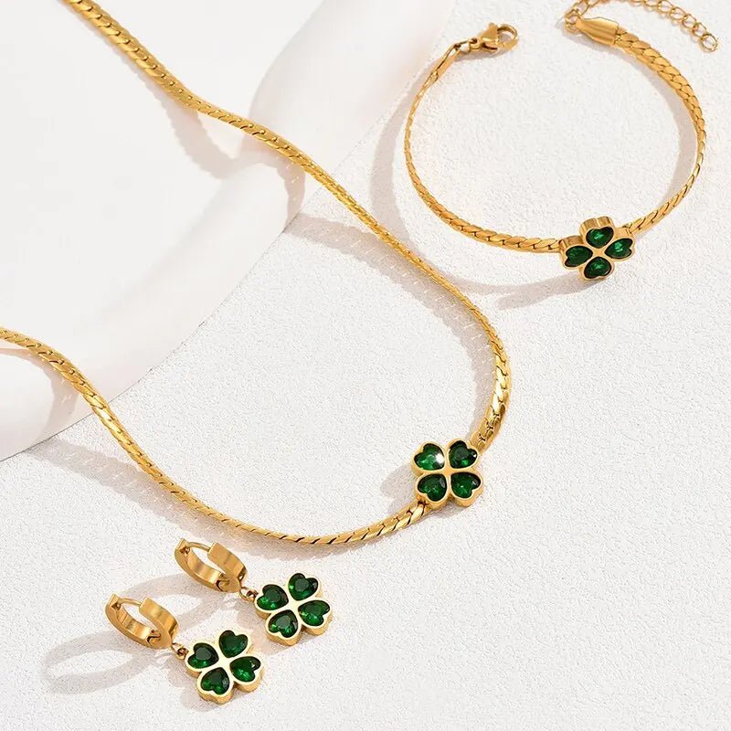 Conjunto de Joyería Trébol