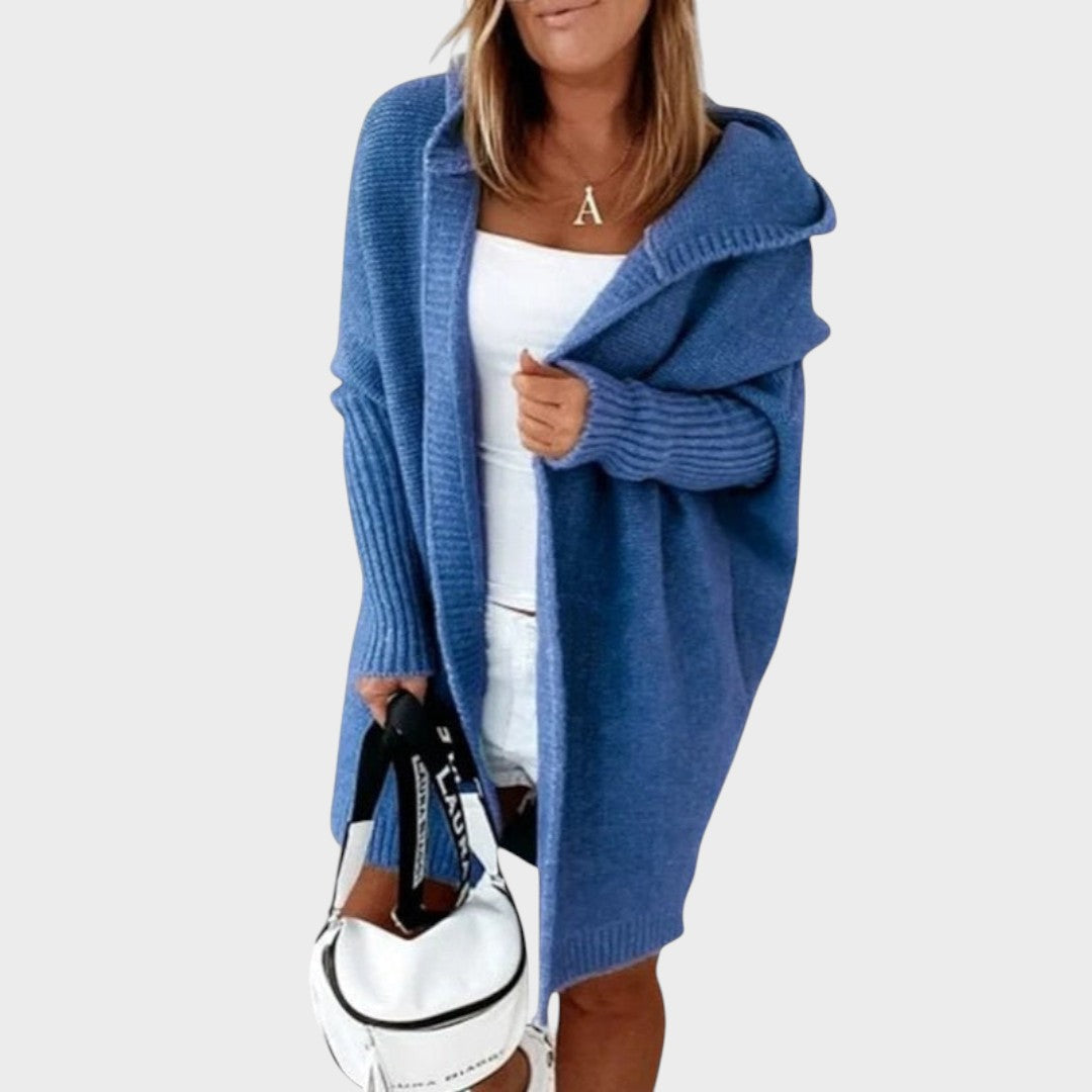 Marcela™ |  Cárdigan de Punto con Capucha Oversized