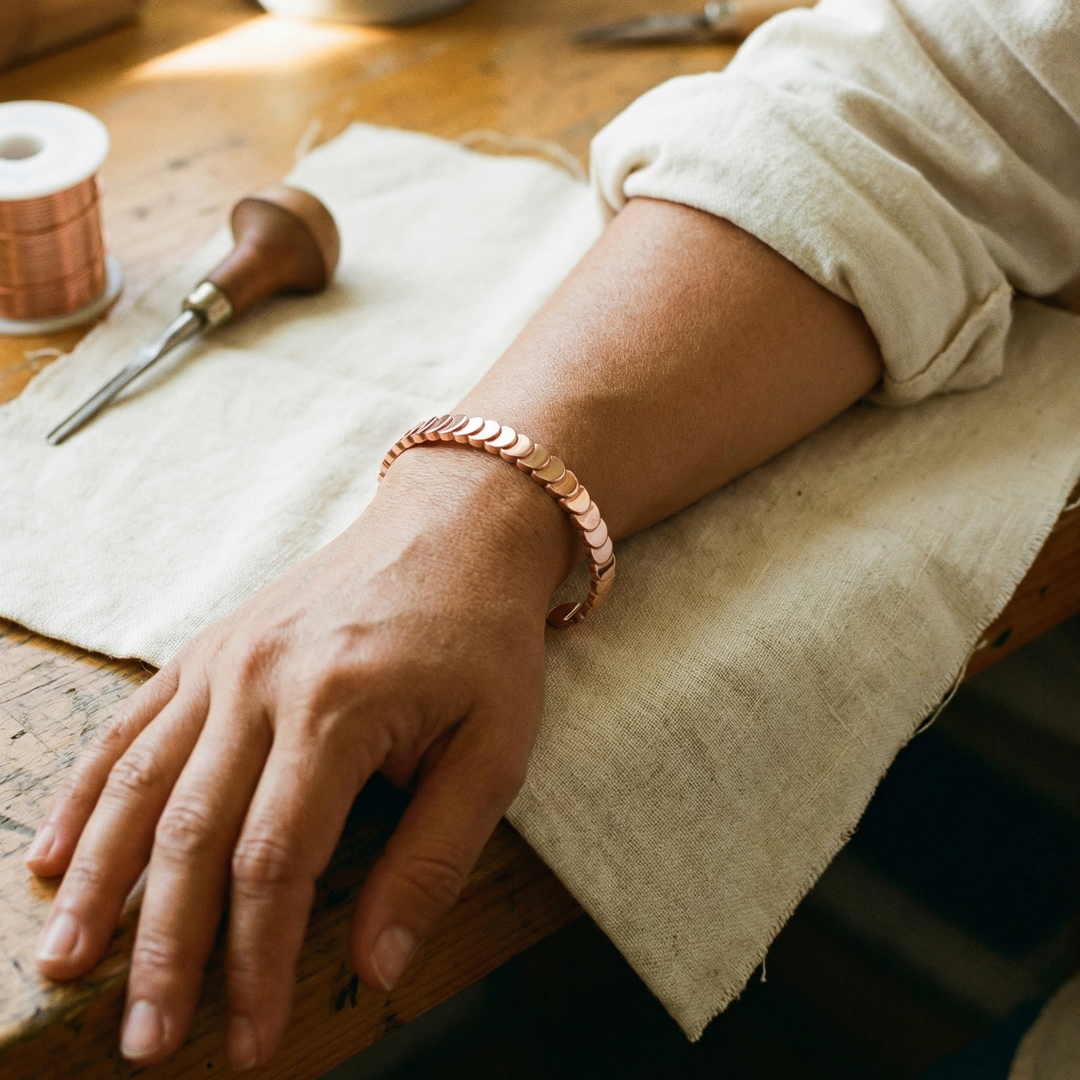 Pulsera de Cobre Marea — Leonor