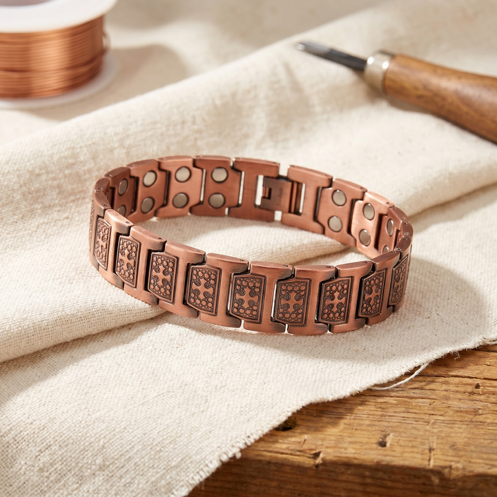 Pulsera de Cobre Hombre Vendaval — Leonor