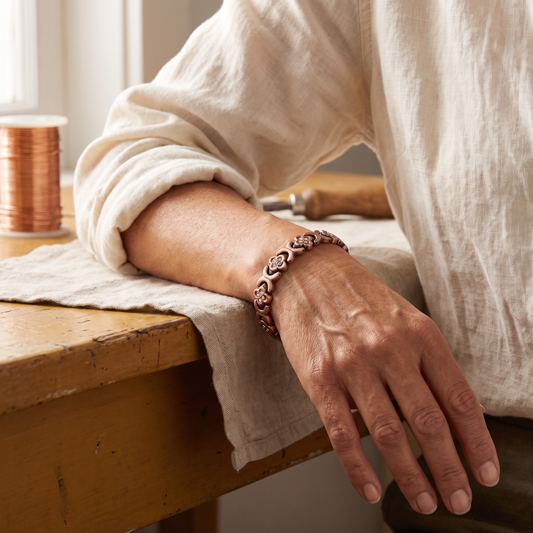 Pulsera de Cobre Quilla — Leonor