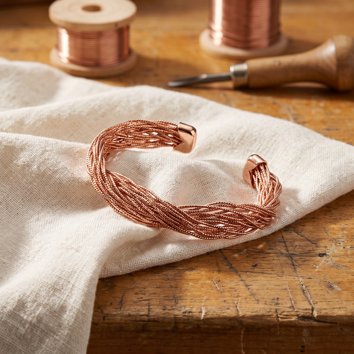 Pulsera de Cobre Pinzón — Leonor