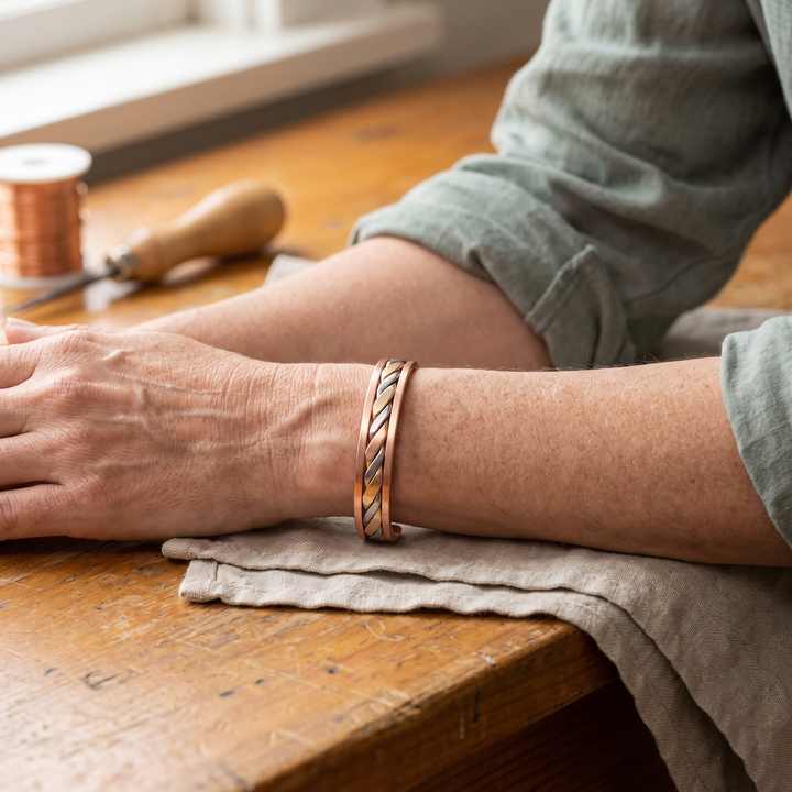 Pulsera de Cobre Brote — Leonor