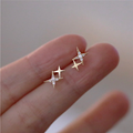 Pendientes brillantes en forma de estrella
