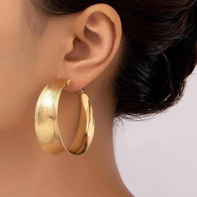 Pendientes Aros Dorados Vintage