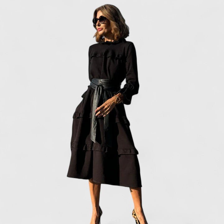 Briannelyse | Vestido Midi Sofisticado