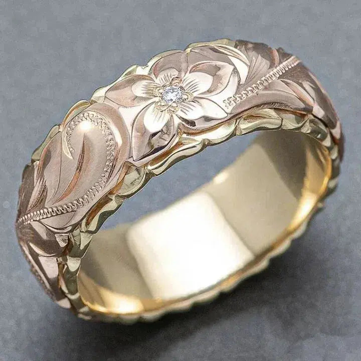 Anillo de Oro “Rosa Antigua”