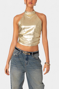 Top Halter Metálico Karter