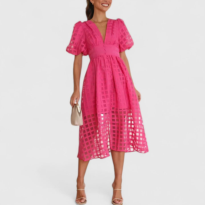 Elanqi | Vestido Midi Elegante