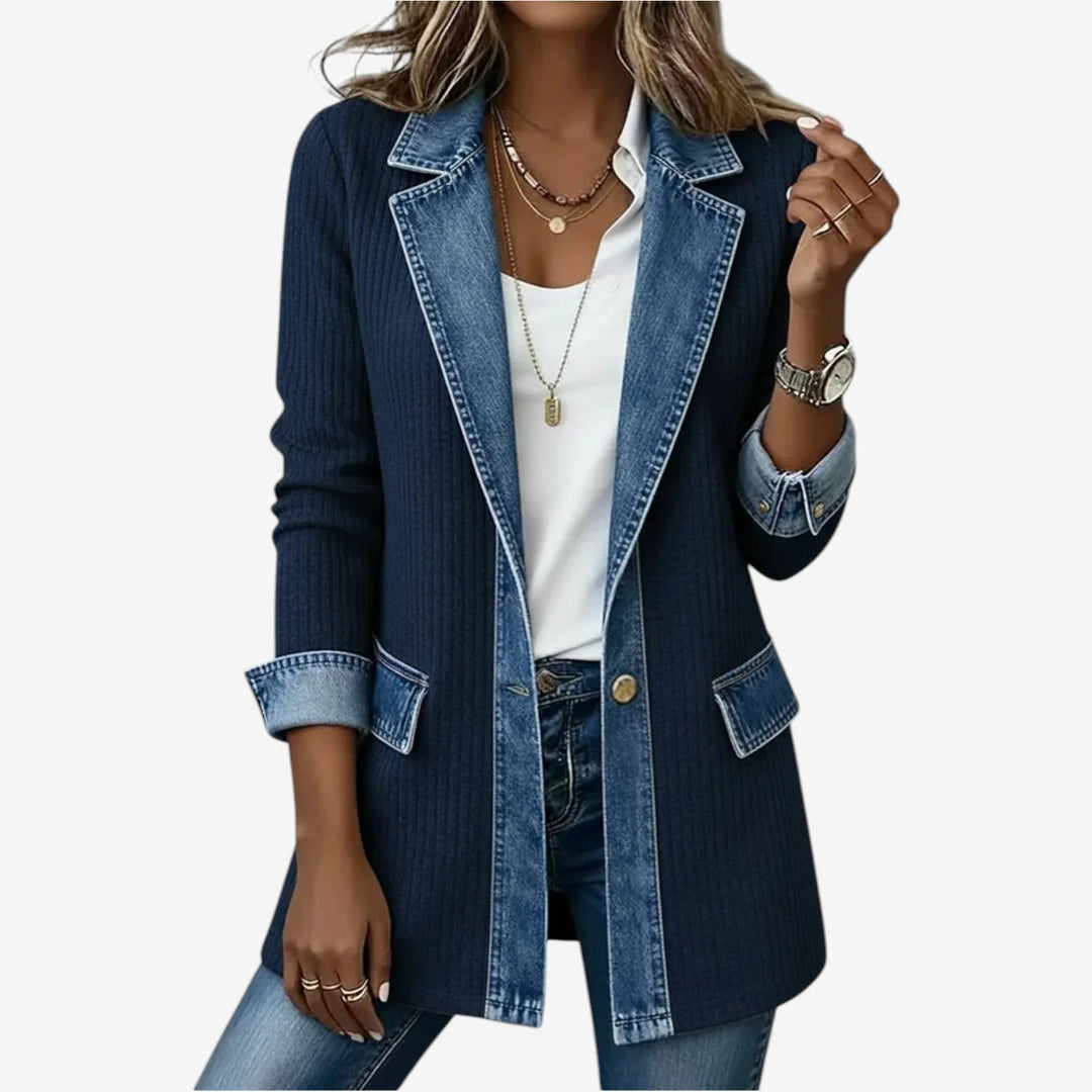 Emilia™ | Blazer vaquero elegante
