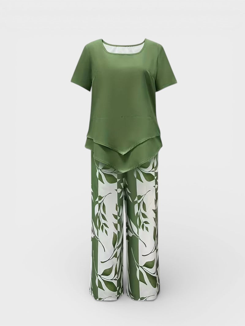 Aitana™ | Conjunto estampado botánico