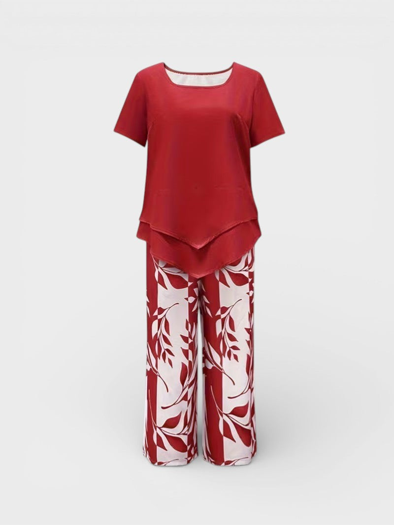 Aitana™ | Conjunto estampado botánico