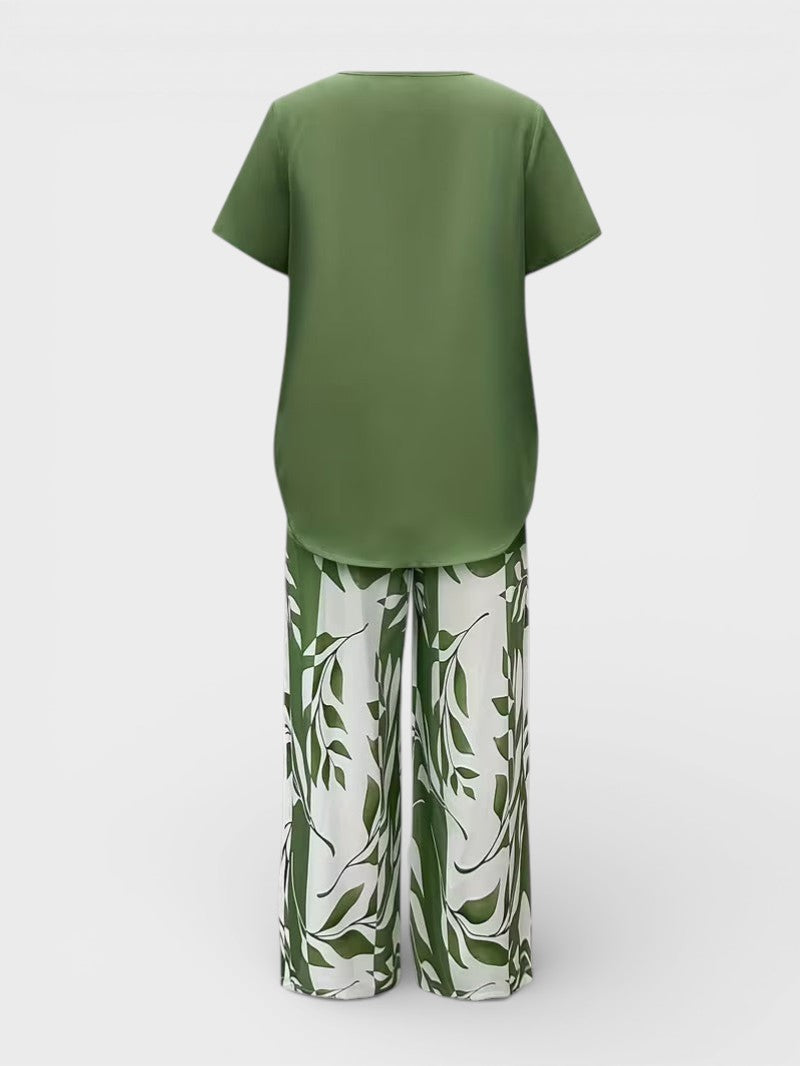 Aitana™ | Conjunto estampado botánico