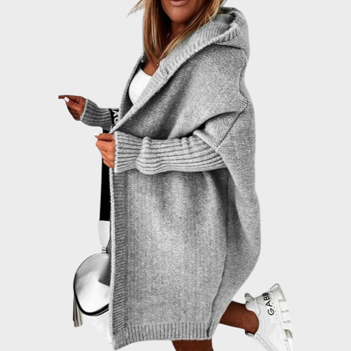 Marcela™ |  Cárdigan de Punto con Capucha Oversized