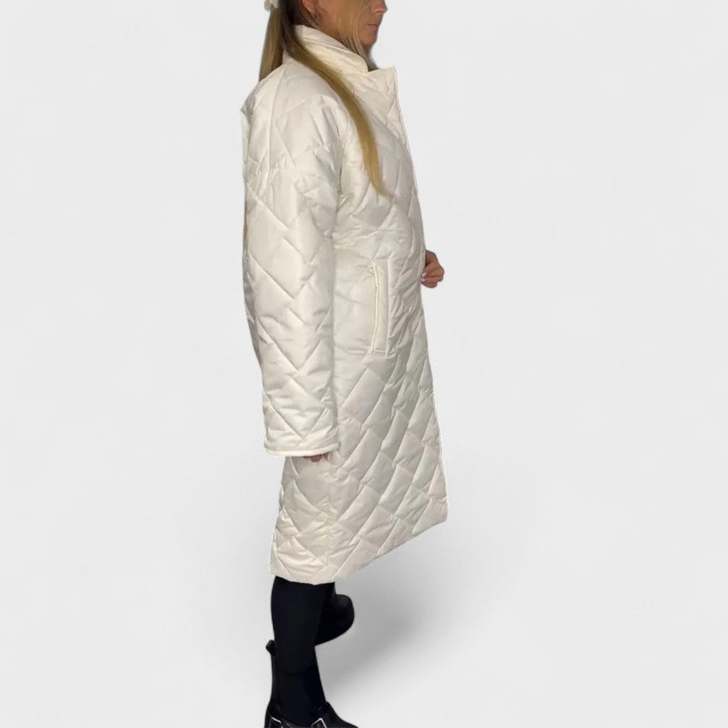 Isela™ | Abrigo reversible con forro de leopardo elegante