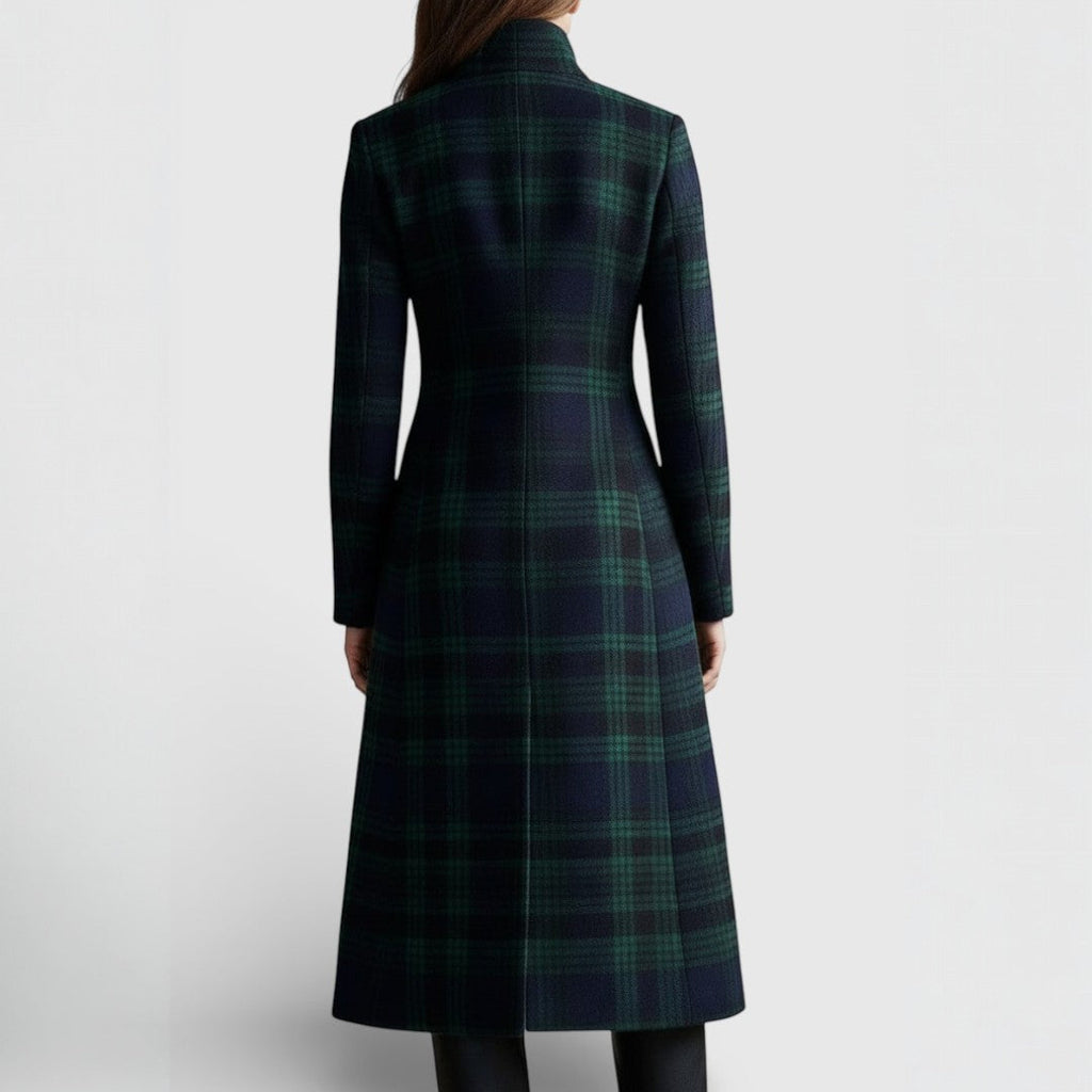 Miranda™ | Abrigo elegante de cuadros atemporales